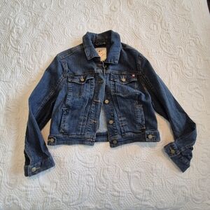 Marilyn Monroe girls size Medium stretch jean jacket, 4 pockets VGUC